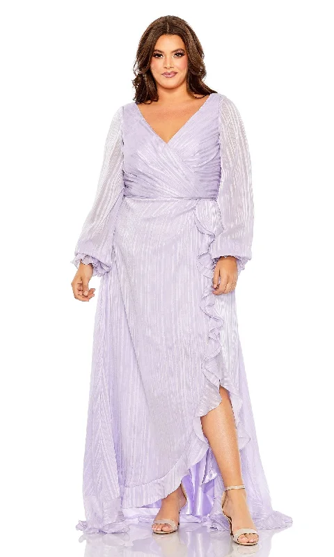 Blowout Deals chic shift dressMac Duggal Long Plus-Size Formal Dress 49498