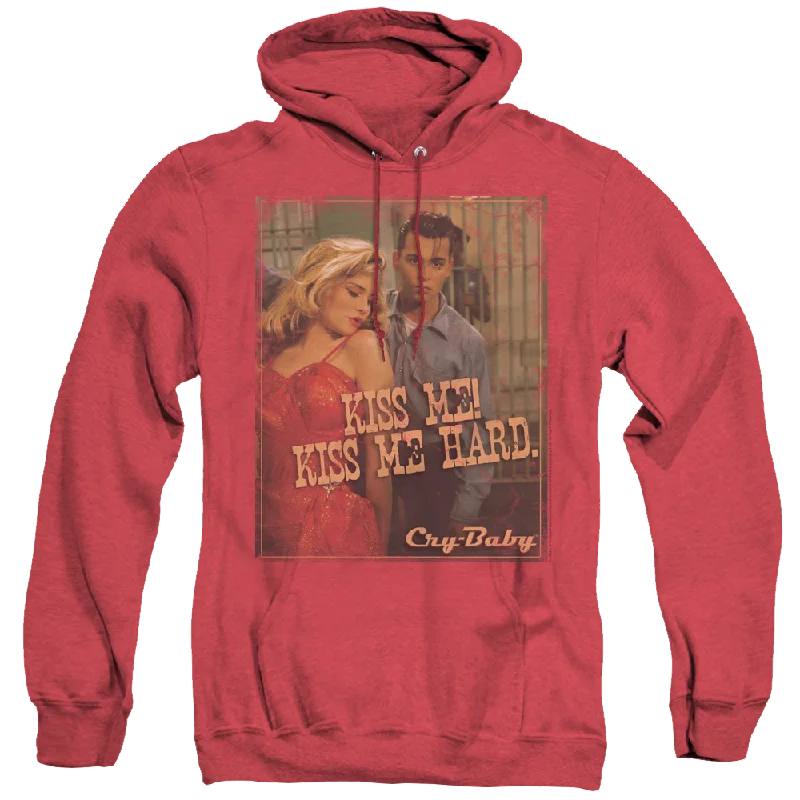 Great Deals minimalist hoodieCry Baby Kiss Me - Heather Pullover Hoodie
