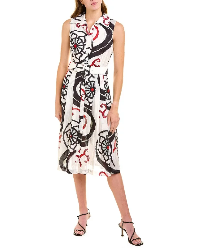 One-DAY Sale cocktail party dressSamantha Sung Audrey 3 Silk Shirtdress