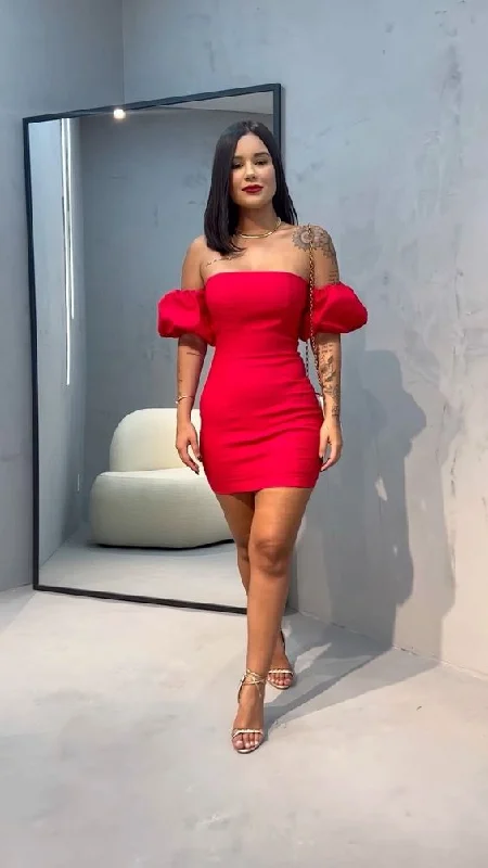 Price Blitz long-sleeve floral dressSexy Red Tight Homecoming Dress,Red Cocktail Dress Y3056 Price Blitz long-sleeve floral dressSexy Red Tight Homecoming Dress,Red Cocktail Dress Y3056