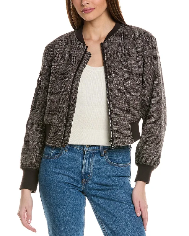 Price Buster stylish blazer coatKenneth Cole Cropped Bomber Jacket