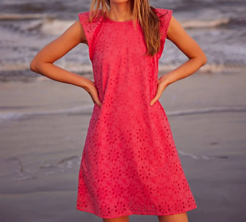 Instant Discount flowy evening dressKaia Dress In Fandango Pink