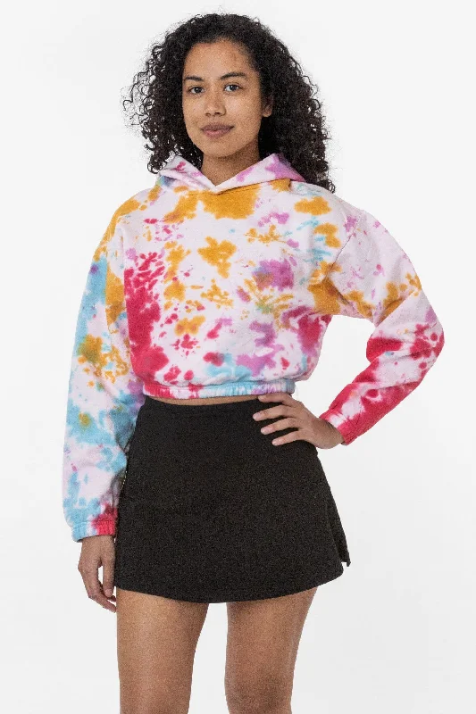 Price Buster chic active hoodieCF399TD - Tie Dye Cropped Pullover Hoodie
