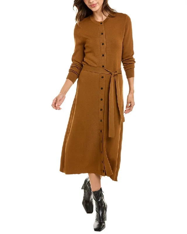 Clearance Sale pleated dressYAL New York Button-Up Sweaterdress