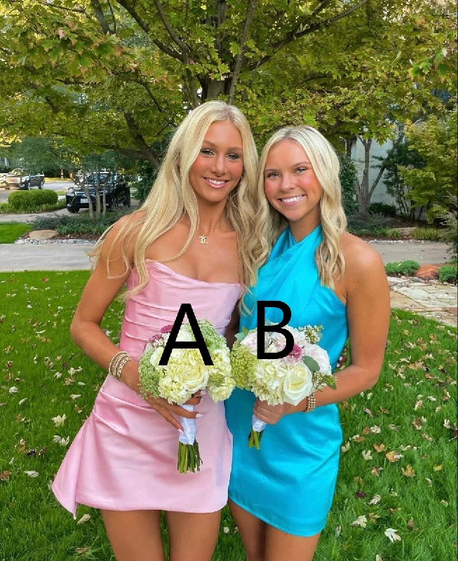 Special Savings flowy maxi dressCute Pink Homecoming Dress,Pink Party Dress Y4008