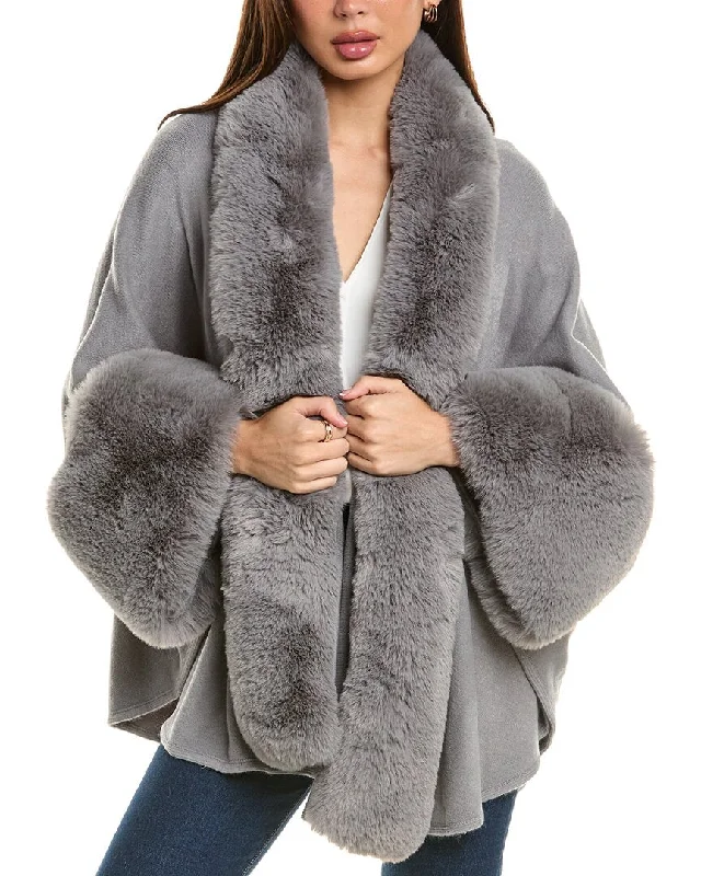 Extra Discounts contemporary trench coatSurell Accessories Knit Ruana
