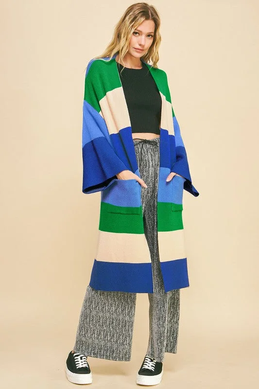 Big Savings gym ready hoodieDavi & Dani Color Block Kimono Sleeve Open Front Cardigan Big Savings gym ready hoodieDavi & Dani Color Block Kimono Sleeve Open Front Cardigan