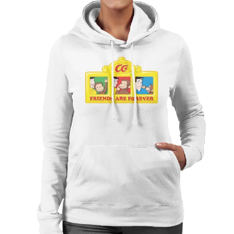 Limited Stock high-quality hoodieCurious George Friends Are Forever Women's Hooded Sweatshirt Limited Stock high-quality hoodieCurious George Friends Are Forever Women's Hooded Sweatshirt