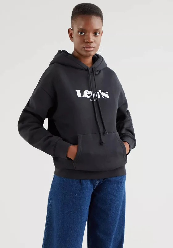 Lowest Prices fashion hooded jacketLevis® Womens Standard Graphic Hoodie, Black