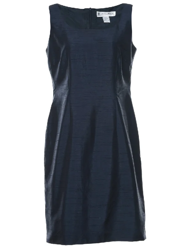 Discount Mania fashion-forward coatNavy Evening Dress - M