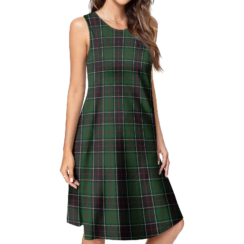 Holiday Sale Sinclair Hunting Tartan Womens Casual Dresses