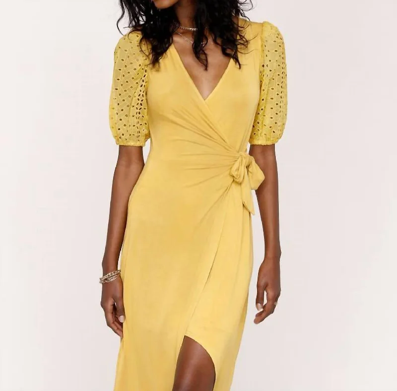 Massive Deals boho dressShirley Dress in Yellow