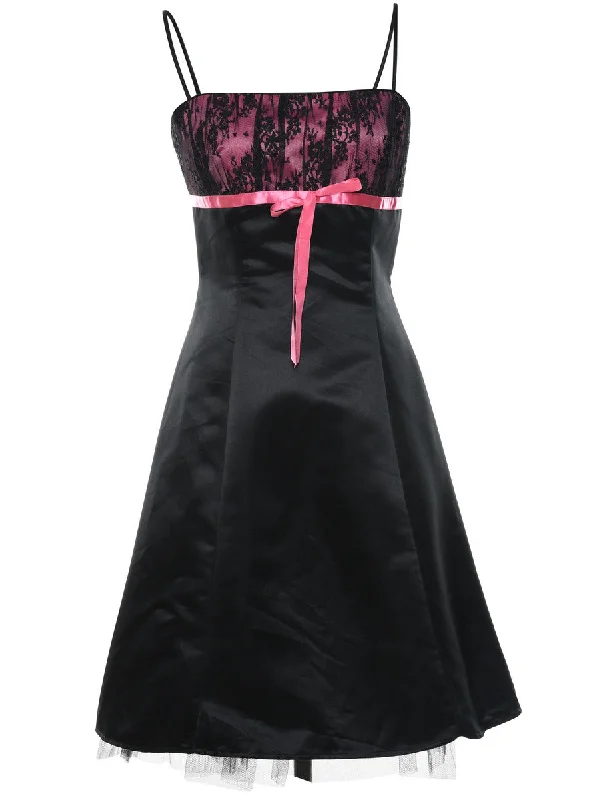 New Markdowns oversized puffer coatStrappy Black & Pink Evening Dress - XS
