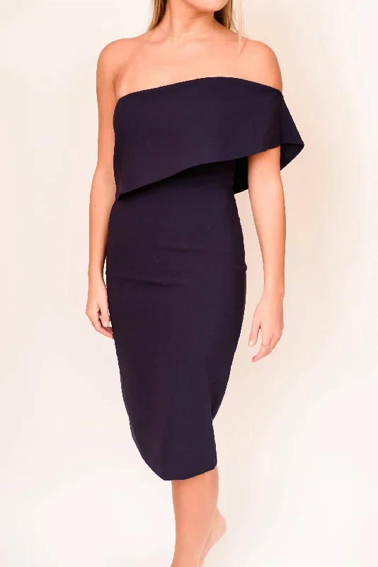 Value Deals layered dressDriggs Dress In Navy