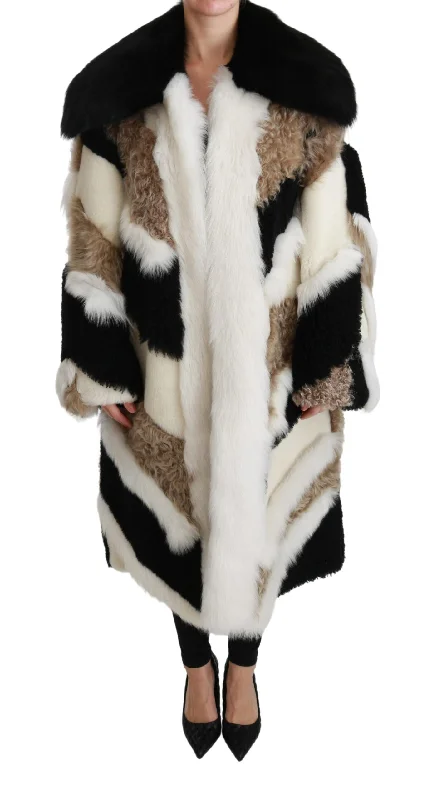 Limited Stock fitted trench coatDolce & Gabbana Gorgeous  Shearling Cape Jacket