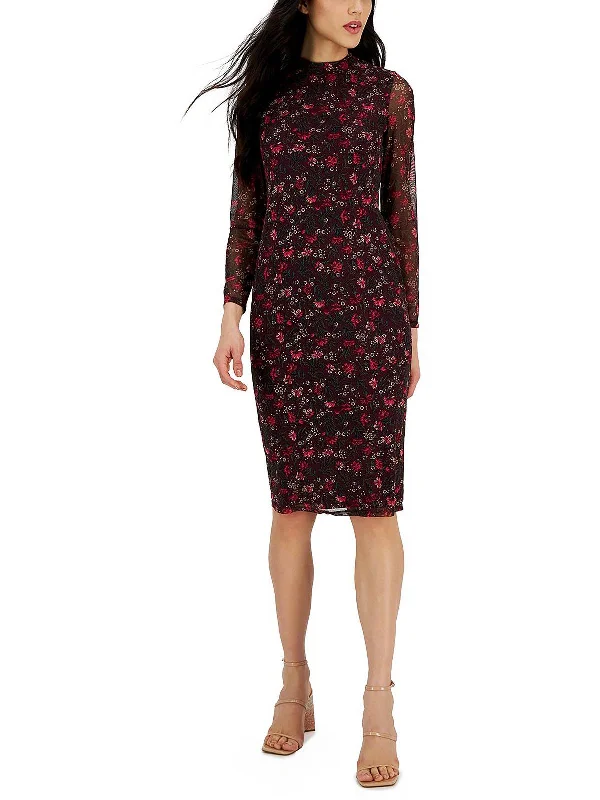 Low Prices t-shirt dressWomens Floral Calf Midi Dress