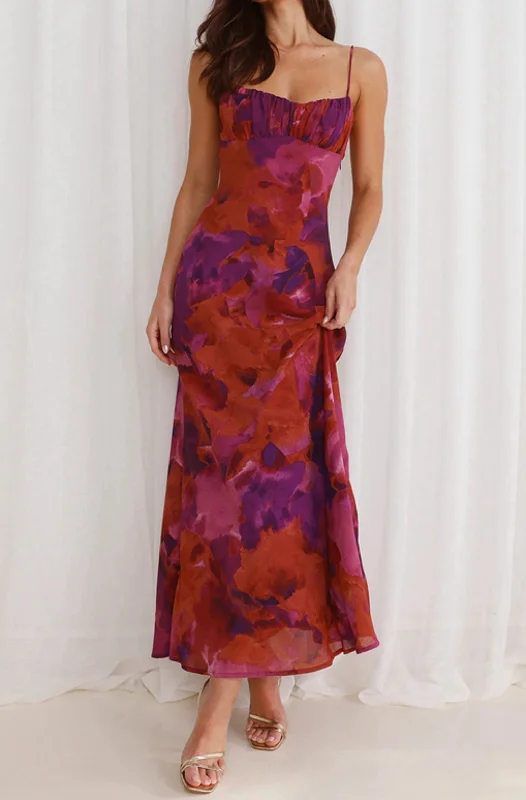 New Markdowns Cleo Maxi Dress | Dark Rose