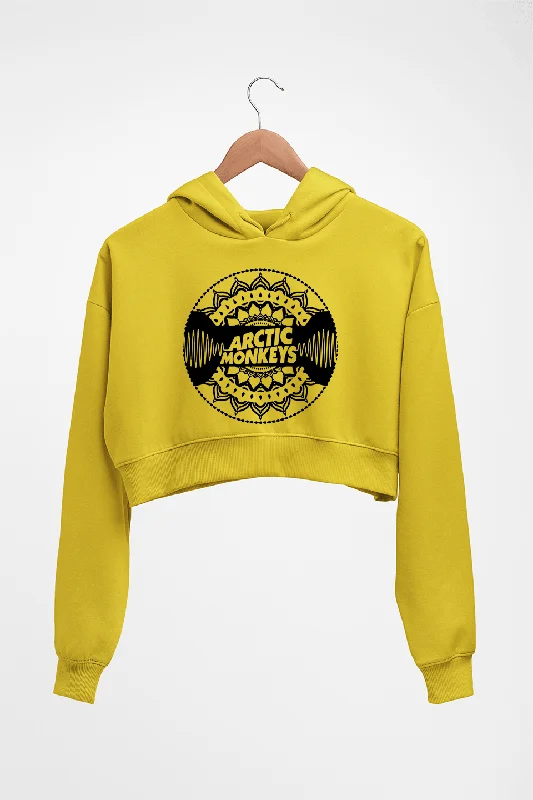 Crazy Deals trendy hooded sweatshirtArctic Monkeys Crop HOODIE FOR WOMEN