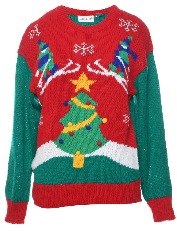 Special Savings insulated jacketFestive Print Christmas Jumper - L