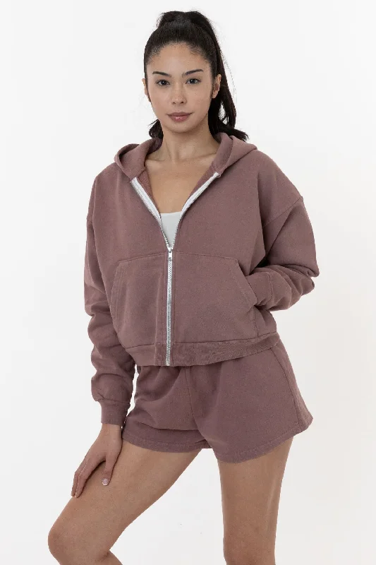Must-Have Deals fashion sportswear hoodieHF16GD - Garment Dye 14oz. Cropped Heavy Fleece Zip Up Hooded Sweatshirt Must-Have Deals fashion sportswear hoodieHF16GD - Garment Dye 14oz. Cropped Heavy Fleece Zip Up Hooded Sweatshirt