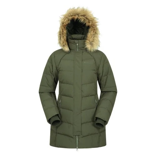 Super Bargain cozy coatMountain Warehouse Womens/Ladies Isla II Long Down Jacket