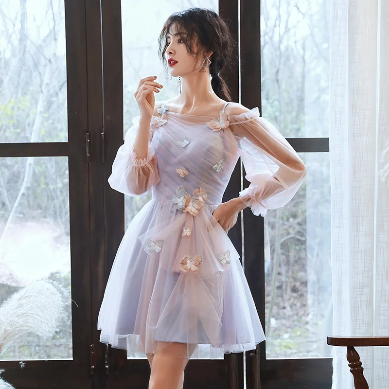 Exclusive Preview floral dressAdorable Pink And Blue Short Party Dress With Butterfly,Cute Short Homecoming Dress Y2742 Exclusive Preview floral dressAdorable Pink And Blue Short Party Dress With Butterfly,Cute Short Homecoming Dress Y2742