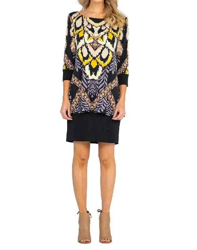 Bargain Bin comfy dressTunic Dress In Fedora