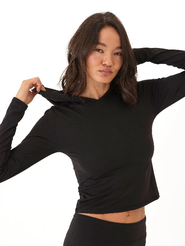 Price Cut stylish sports hoodieMurielle Heather Luxe Jersey Pullover