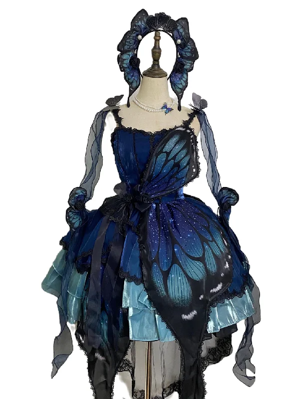 Shop and Save casual slip dressStar fantasy~Butterfly Ballet~Gothic Lolita Butterfly Shaped Accessories