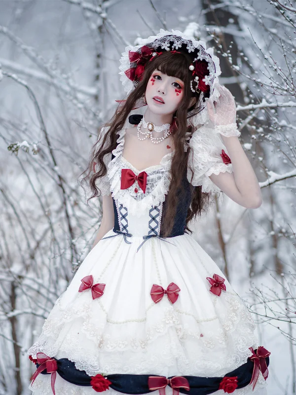 Special Discount fitted bodycon dressYoupairui~Snow White Sweet Lolita OP Dress