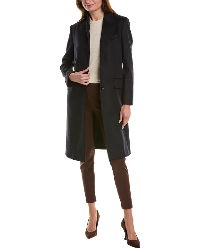 Shop and Save warm outerwearBoss Hugo Boss Catara Wool & Cashmere-Blend Coat