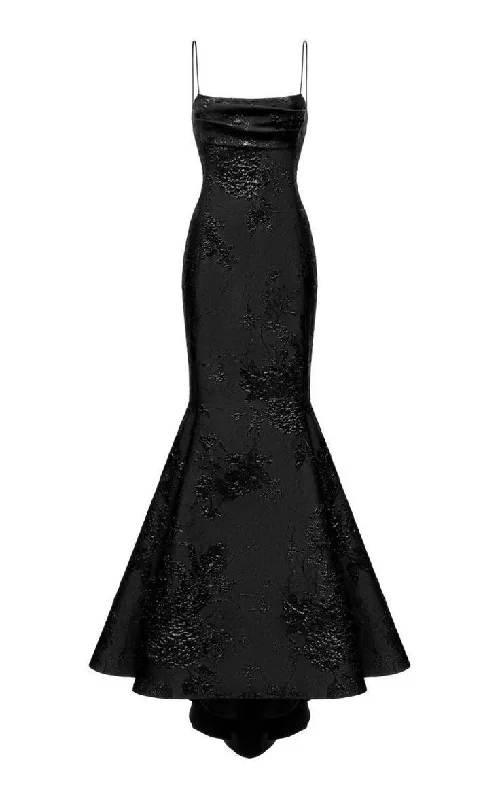 Price Break lace dressGlamorous Black Spaghetti Straps Mermaid Long Prom Dress Y2929