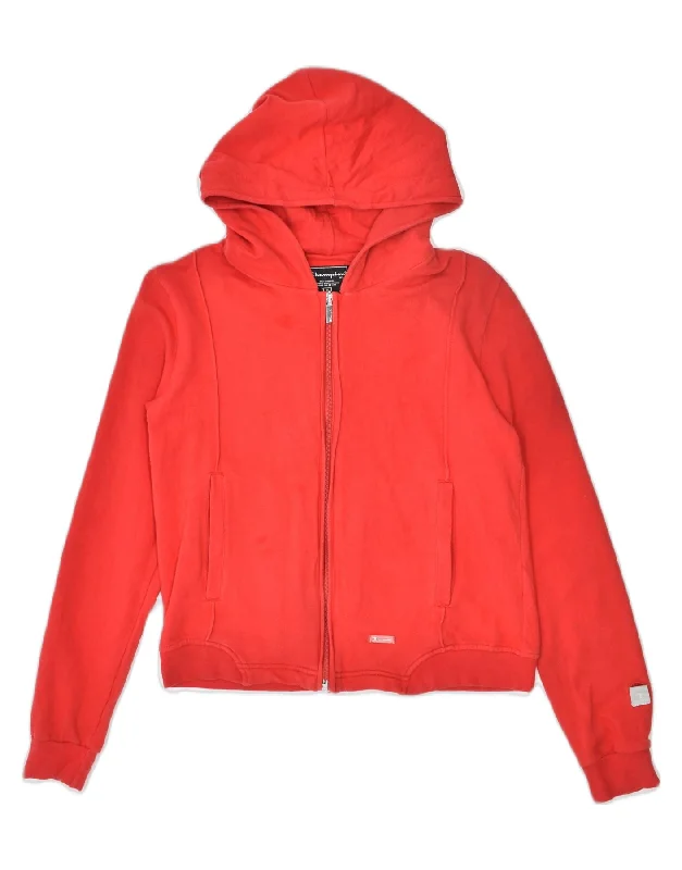 TIME-Limited Offer comfortable hooded sweatshirtCHAMPION Womens Zip Hoodie Sweater UK 10 Small Red Cotton TIME-Limited Offer comfortable hooded sweatshirtCHAMPION Womens Zip Hoodie Sweater UK 10 Small Red Cotton