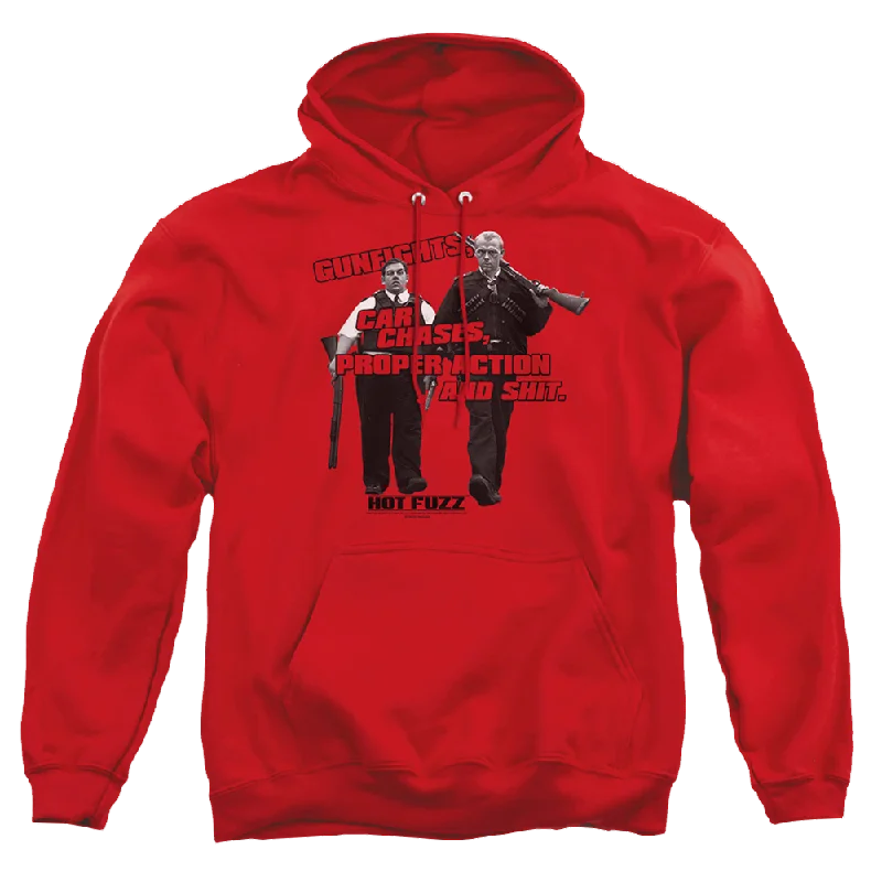 Extra Discounts vintage hoodieHot Fuzz Days Work - Pullover Hoodie