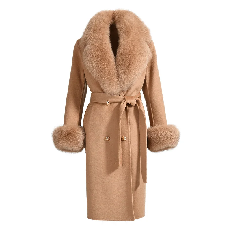 Clearance Sale premium coatWomens 'Sorelle' Cashmere In Camel