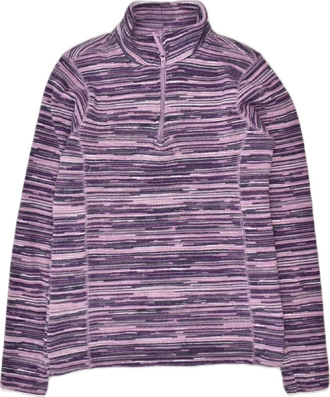 Lowest Price pullover hoodieMOUNTAIN WAREHOUSE Womens Zip Neck Jumper Sweater UK 10 Small Purple