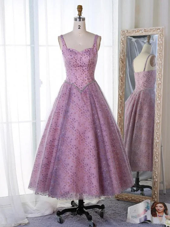 Weekend Deal Lace Homecoming Dresses Straps Lilac Tea-length Short Prom Dress Party Dress JK633 Weekend Deal Lace Homecoming Dresses Straps Lilac Tea-length Short Prom Dress Party Dress JK633