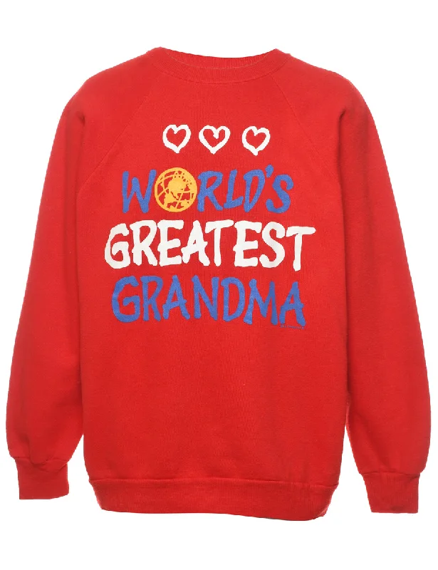 Crazy Deals lightweight coatRed Christmas Sweatshirt - L