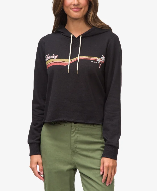The Best Prices high-quality athletic sweatshirtJuniors' Retro Palm Cropped Fleece Pullover Hoodie The Best Prices high-quality athletic sweatshirtJuniors' Retro Palm Cropped Fleece Pullover Hoodie